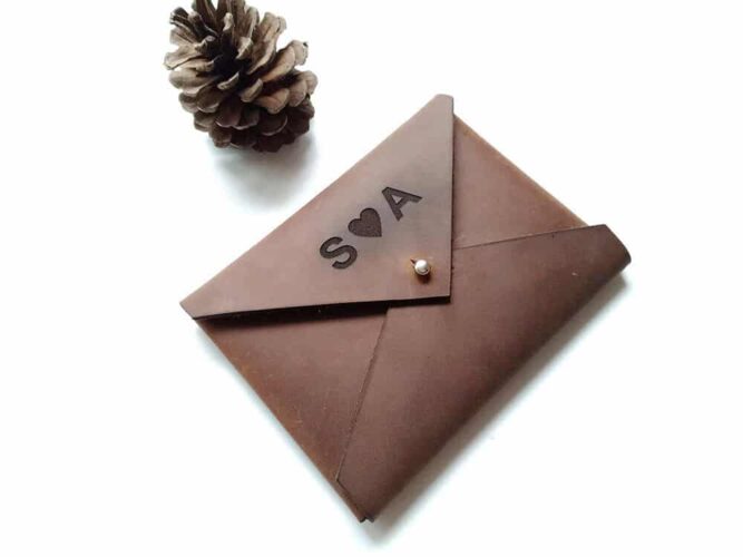 envelope leather wallet ta-033-1