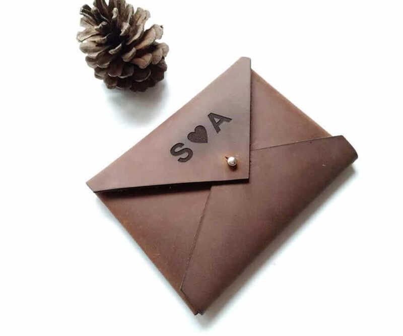 envelope leather wallet ta-033-1