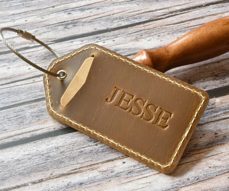 Personalized luggage tag TA 052-12