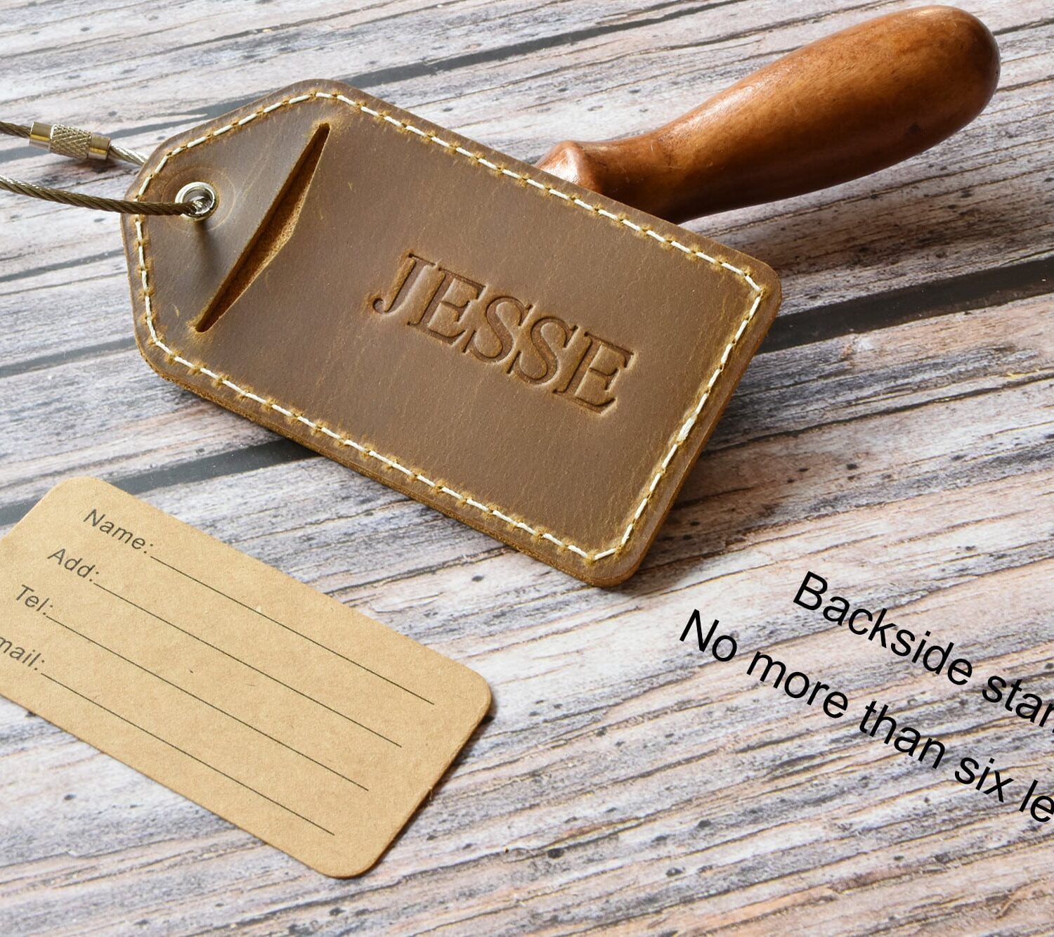 Personalized luggage tag TA 052-13